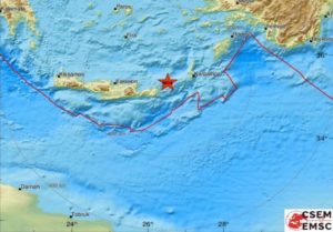 Ισχυρός σεισμός στην Κρήτη! 5,5 Ρίχτερ “ταρακούνησαν” το νησί!  